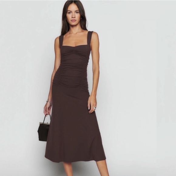 Reformation Dresses & Skirts - Reformation Suvi Knit Dress Brown